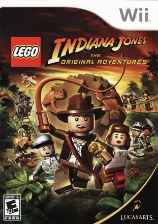 LEGO Indiana Jones: The Original Adventures Wii Front Cover