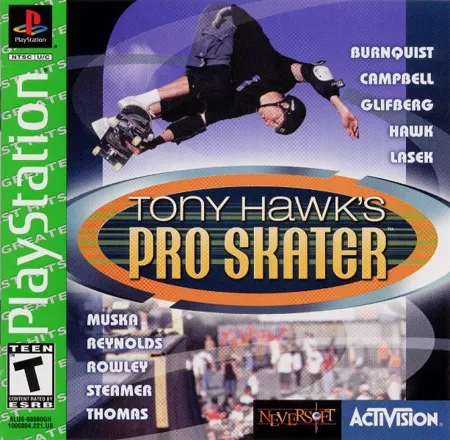 Tony Hawk&#x27;s Pro Skater PlayStation Front Cover