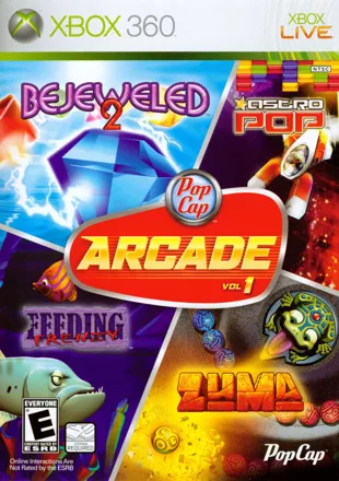 PopCap Arcade Vol 1 Xbox 360 Front Cover