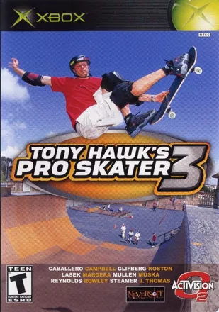 Tony Hawk&#x27;s Pro Skater 3 Xbox Front Cover
