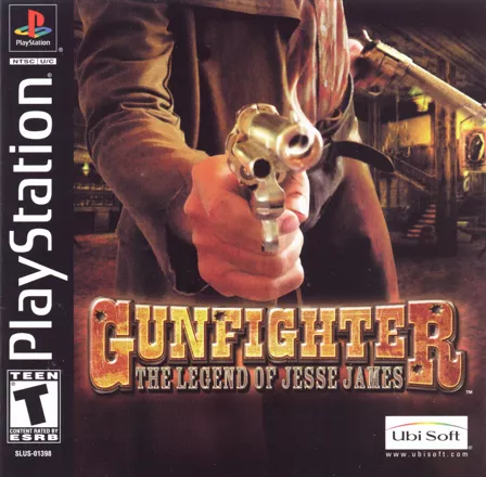 Gunfighter: The Legend of Jesse James PlayStation Front Cover