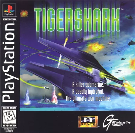 Tigershark PlayStation Front Cover