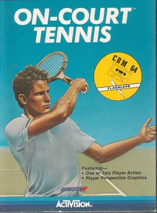 On-Court Tennis Commodore 64 Front Cover