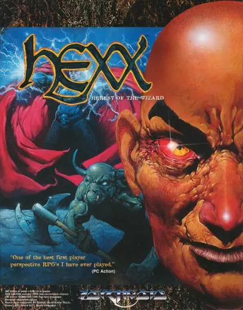 Hexx: Heresy of the Wizard DOS Front Cover