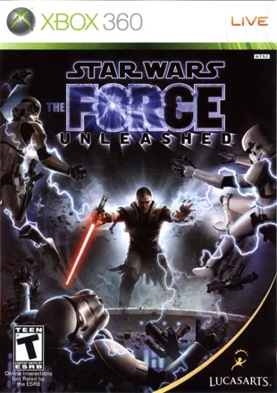 Star Wars: The Force Unleashed Xbox 360 Front Cover