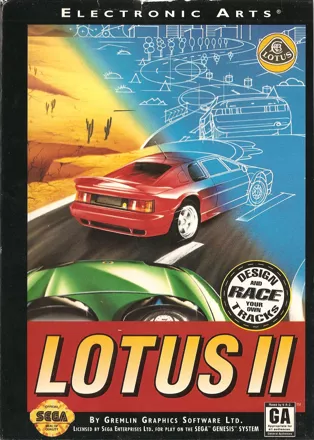 Lotus: The Ultimate Challenge Genesis Front Cover