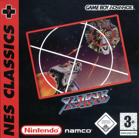 Xevious Game Boy Advance Front Cover
