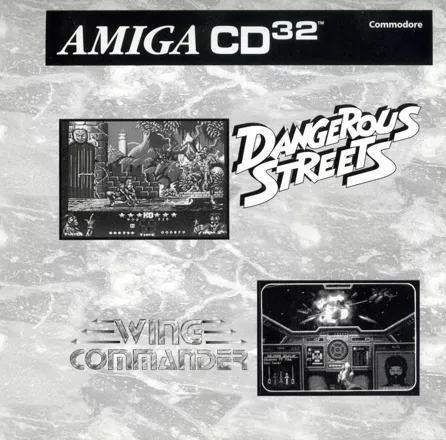 Dangerous Streets / Wing Commander Amiga CD32 Front Cover