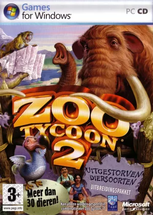 Zoo Tycoon 2: Extinct Animals Windows Front Cover
