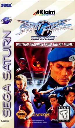 Street Fighter: The Movie SEGA Saturn Front Cover