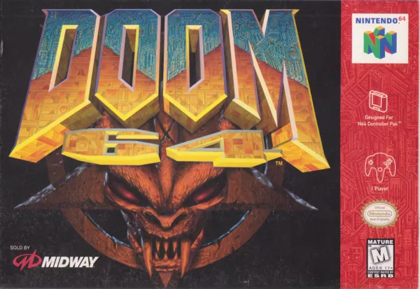 DOOM 64 Nintendo 64 Front Cover