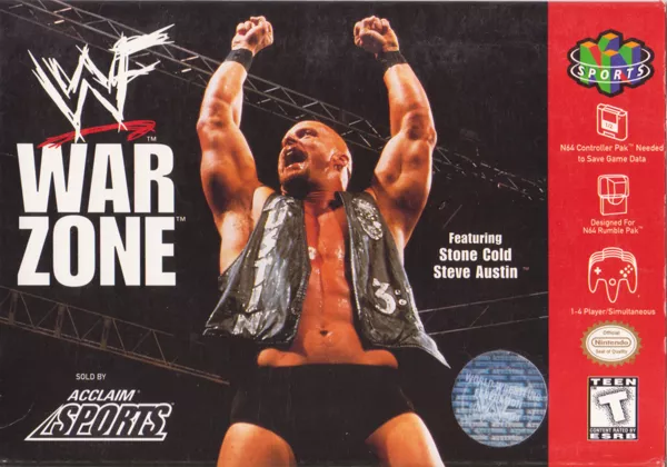 WWF War Zone Nintendo 64 Front Cover