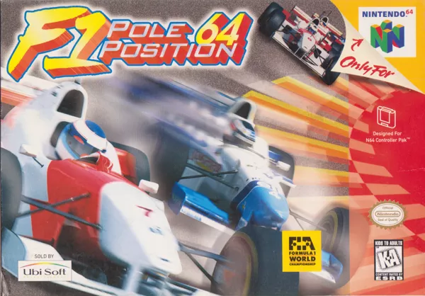 F1 Pole Position 64 Nintendo 64 Front Cover