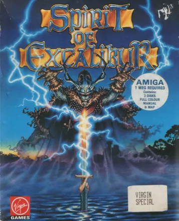 Spirit of Excalibur Amiga Front Cover