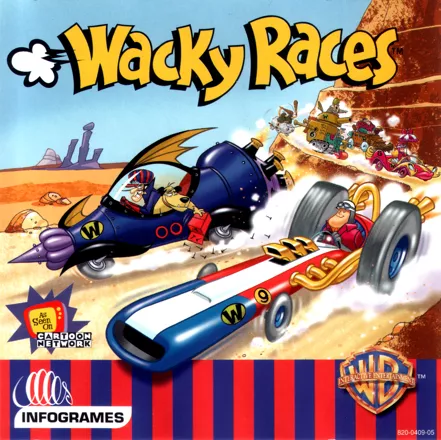 Wacky Races Dreamcast Front Cover