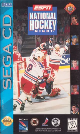 ESPN National Hockey Night SEGA CD Front Cover