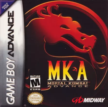 Ultimate Mortal Kombat 3 Game Boy Advance Front Cover