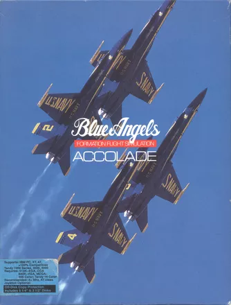 Blue Angels: Formation Flight Simulation DOS Front Cover