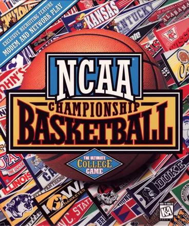 NCAA Championship Basketball DOS Front Cover