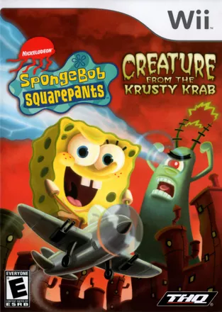 SpongeBob Squarepants: Creature from the Krusty Krab Wii Front Cover