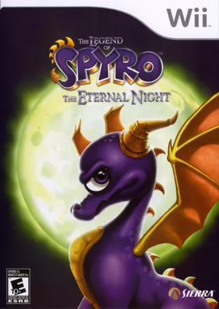 The Legend of Spyro: The Eternal Night Wii Front Cover