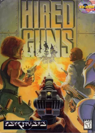 Hired Guns DOS Front Cover