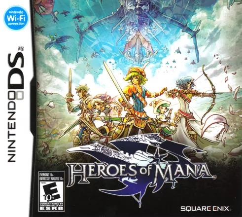 Heroes of Mana Nintendo DS Front Cover