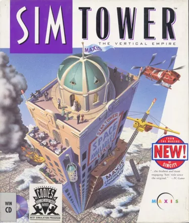 SimTower: The Vertical Empire Windows 3.x Front Cover
