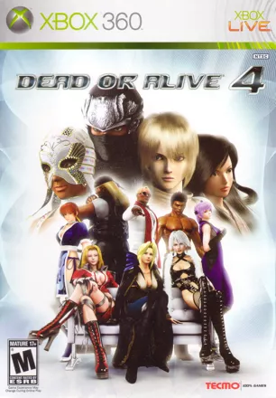 Dead or Alive 4 Xbox 360 Front Cover