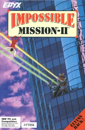 Impossible Mission II DOS Front Cover