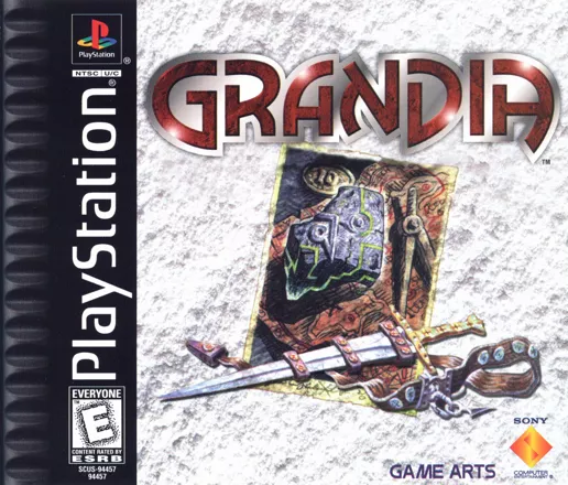 Grandia PlayStation Front Cover