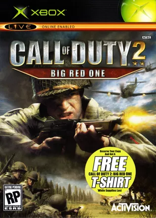 Call of Duty 2: Big Red One Xbox Front Cover