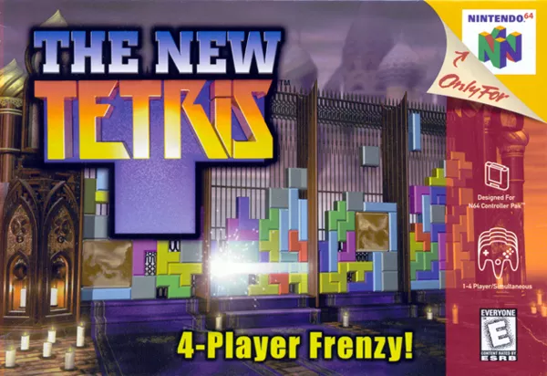 The New Tetris Nintendo 64 Front Cover