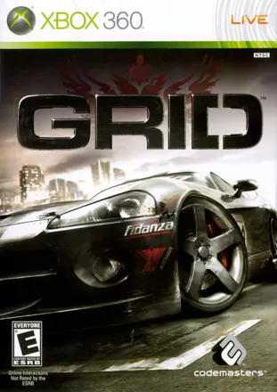 GRID Xbox 360 Front Cover
