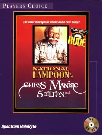 National Lampoon&#x27;s Chess Maniac 5 Billion and 1 DOS Front Cover