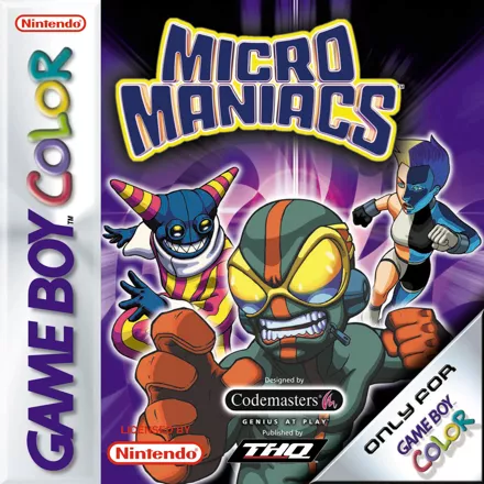 Micro Maniacs Game Boy Color Front Cover