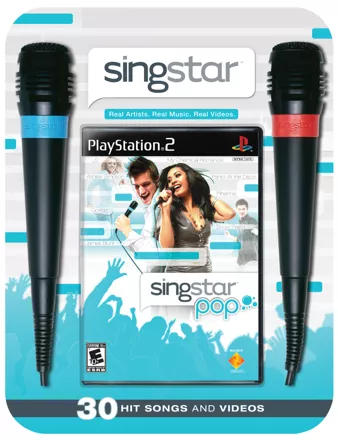 SingStar: Pop PlayStation 2 Front Cover