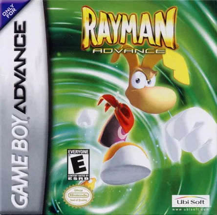 Rayman Game Boy Advance Front Cover