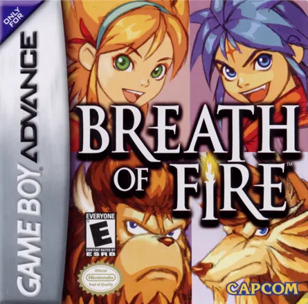 Breath of Fire Game Boy Advance Front Cover