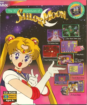 The 3D Adventures of Sailor Moon Windows Front Cover