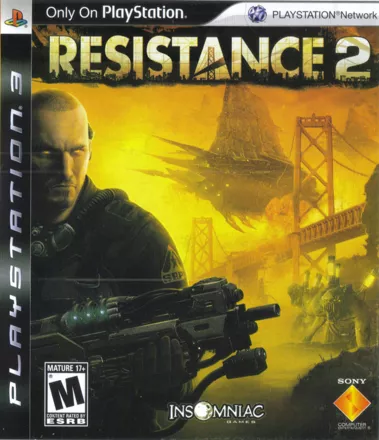 Resistance 2 PlayStation 3 Front Cover