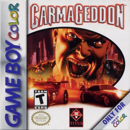 Carmageddon Game Boy Color Front Cover