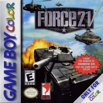 Force 21 Game Boy Color Front Cover