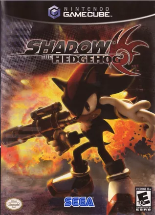 Shadow the Hedgehog GameCube Front Cover