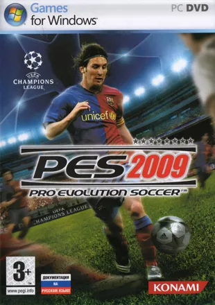 PES 2009: Pro Evolution Soccer Windows Front Cover