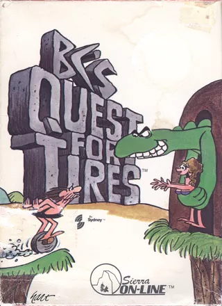 BC&#x27;s Quest for Tires PC Booter Front Cover