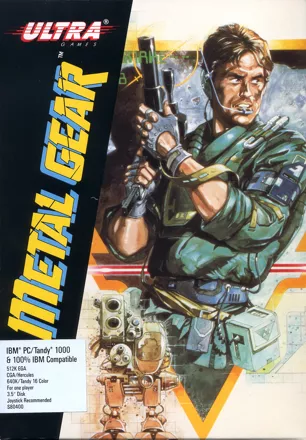 Metal Gear DOS Front Cover