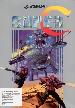 Super Contra DOS Front Cover