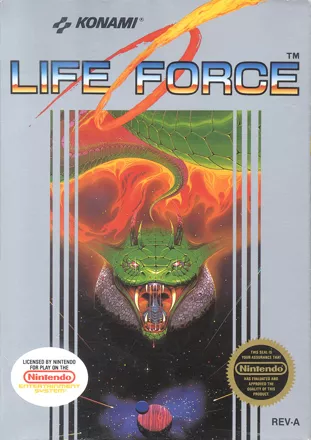 Life Force NES Front Cover