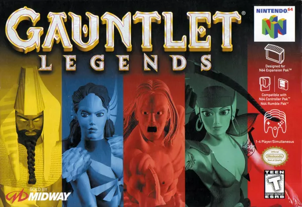 Gauntlet: Legends Nintendo 64 Front Cover